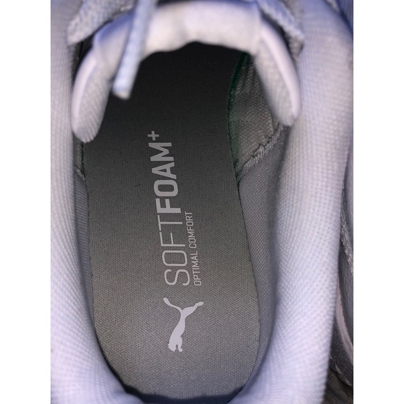 PUMA WHITE SOFT FOAM SNEAKERS - Picture 7 of 9